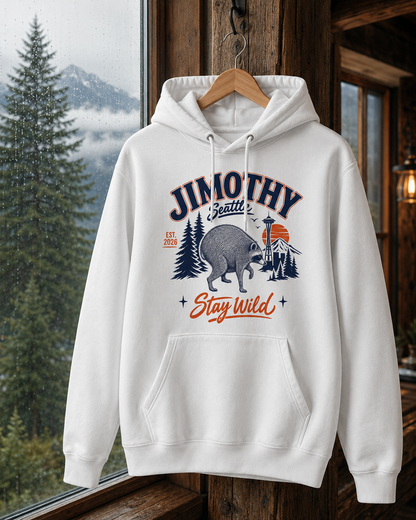 Jimothy Raccoon Hoodie Viral Seattle Raccoon Sweatshirt