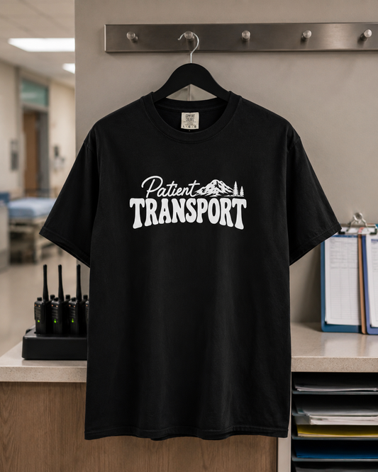 Patient Transport Shirt, Comfort Colors Hospital Worker Tee, Patient Transporter Gift, Medical Staff Appreciation, Healthcare Worker T-Shirt