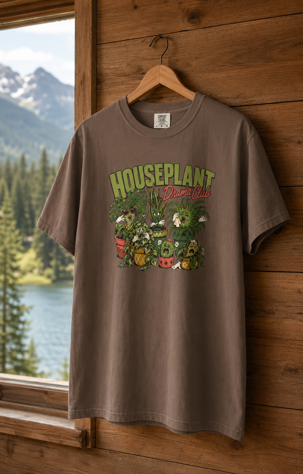 Houseplant Paradise T-Shirt — Vintage Potted Plants Graphic Tee