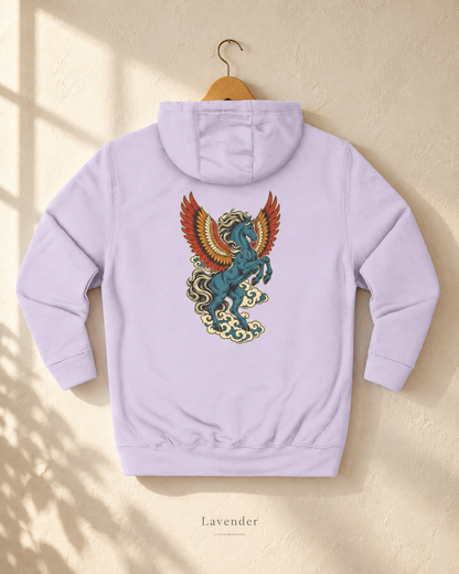 Pegasus Wings Hoodie — Mythical Winged Horse Graphic Hoodie