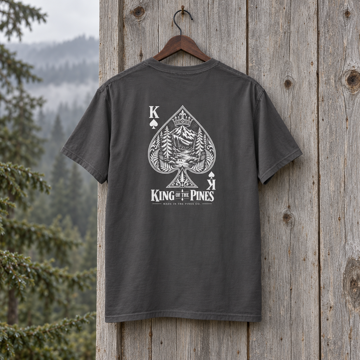 King of the Pines T-Shirt — Mountain Spade Graphic Tee