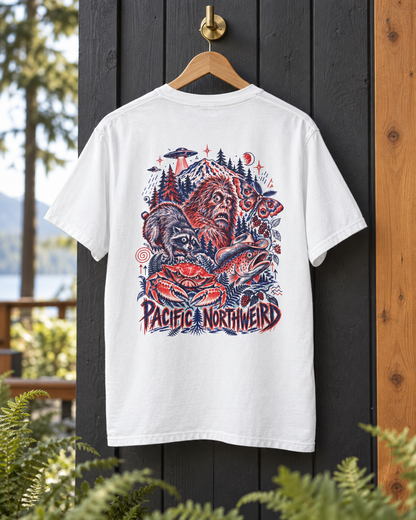 Pacific Northweird T-Shirt — Sasquatch & Northwest Wildlife Graphic Tee