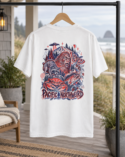 Pacific Northweird T-Shirt — Sasquatch & Northwest Wildlife Graphic Tee