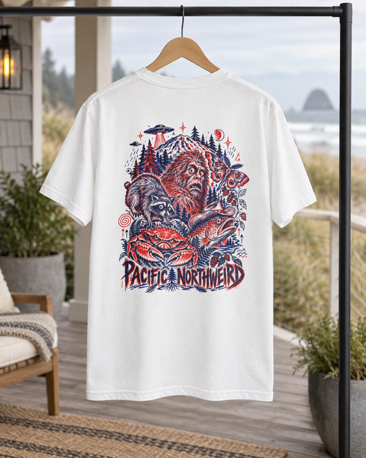 Pacific Northweird T-Shirt — Sasquatch & Northwest Wildlife Graphic Tee