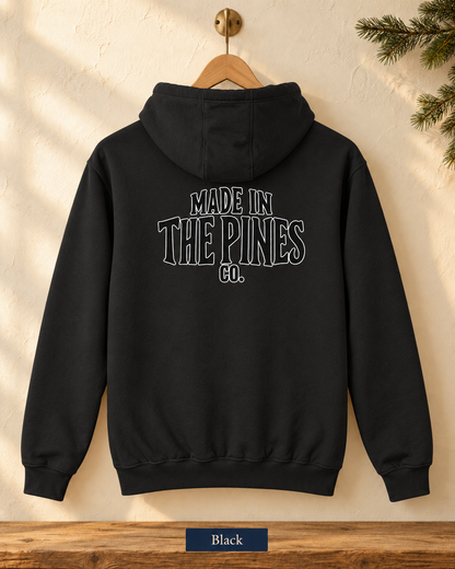 Made in the Pines Hoodie — Cozy Outdoor Adventure Pullover