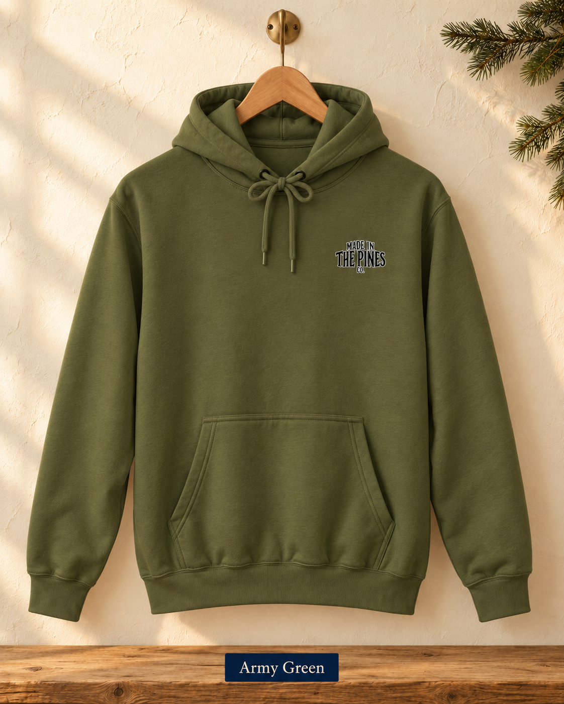Made in the Pines Hoodie — Cozy Outdoor Adventure Pullover
