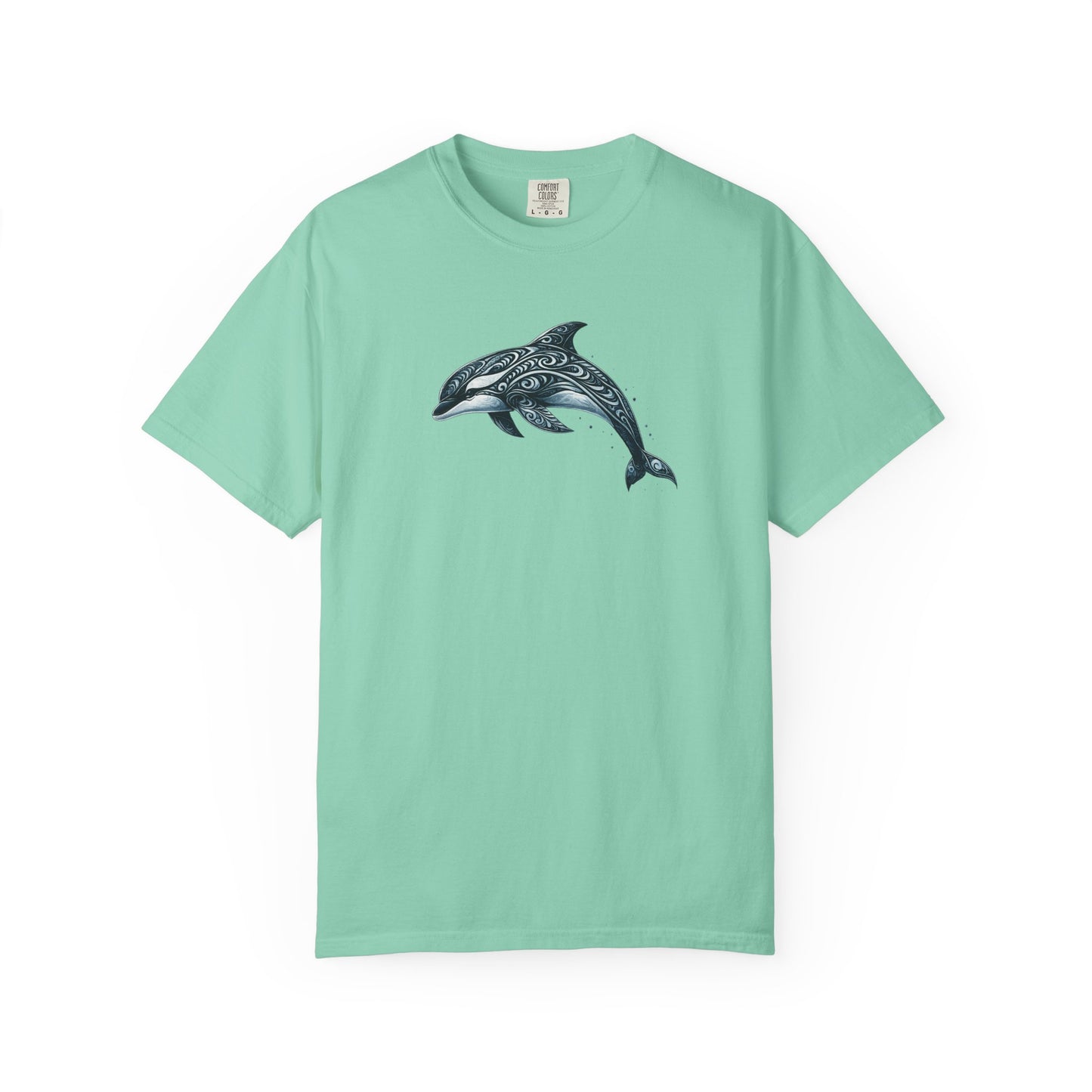 Tribal Orca Dolphin Nautical Whale Art T-shirt