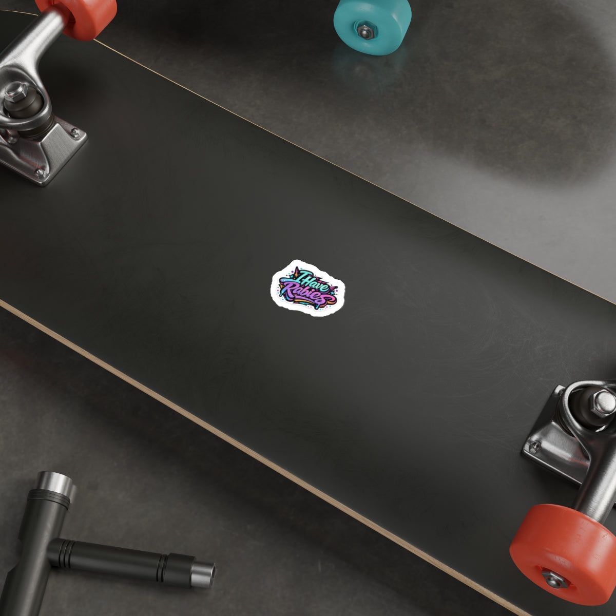 Rabies Graffiti Die Cut Stickers | Indoor Outdoor Sticker