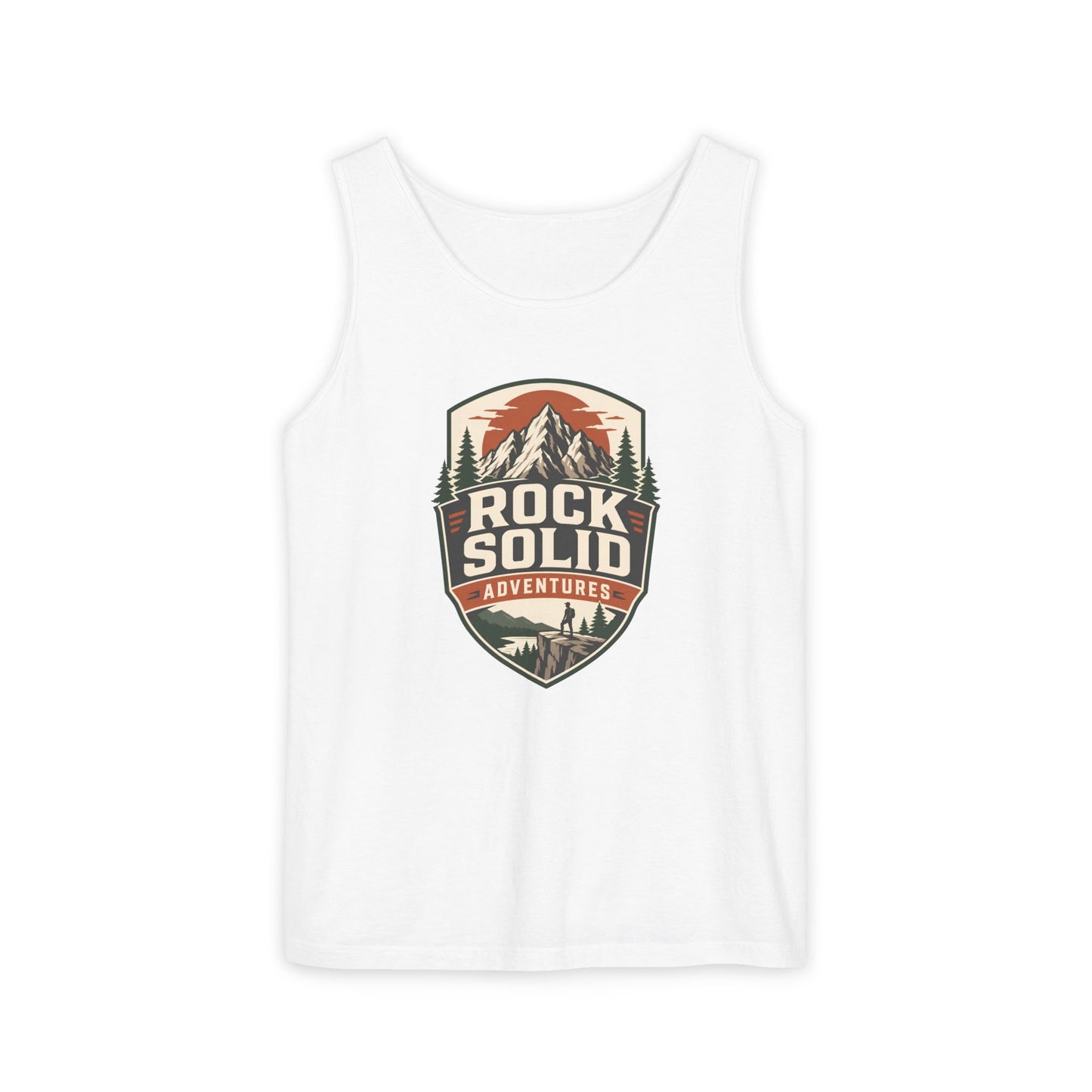 Rock Solid Adventures logo Tank Top