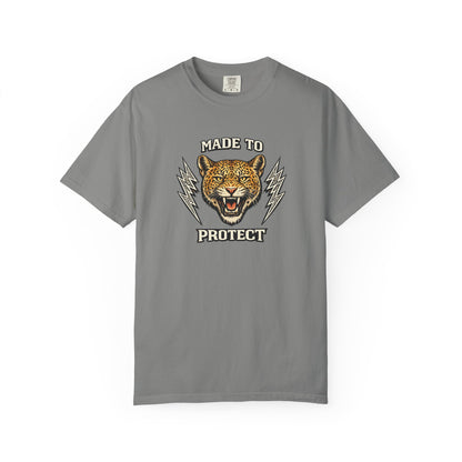 Made To Protect Jaguar Head Vintage Lightning T-Shirt