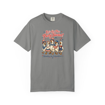 Let's Get This Party Started Ducks T-shirt | 4th of July Patriotic Tee