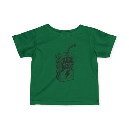 Infant Tee — 'Juice Box' Retro Sketch Baby T‑Shirt