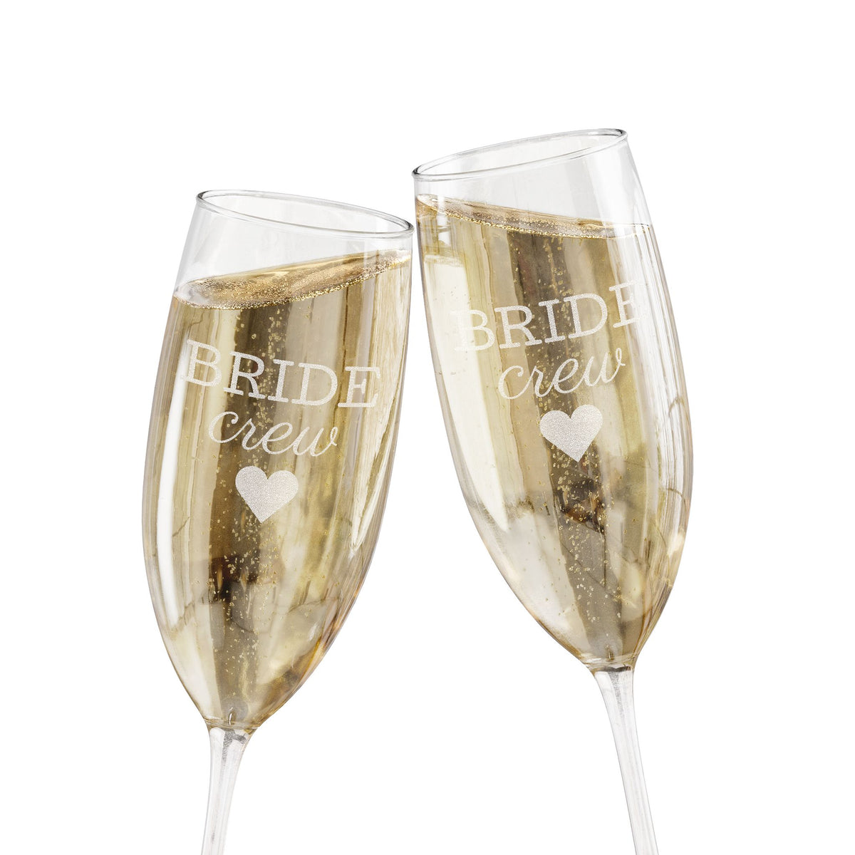 Engraved 'Bride' 8oz Champagne Flute — Wedding & Bachelorette Toast Glass
