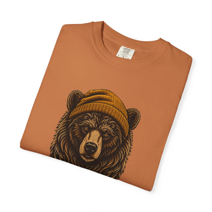 Outdoorsy Bear Camping Cabin Hiking Tee