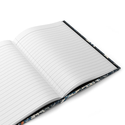 Octopus Wave Illustration Journal | Hardcover Lined Notebook