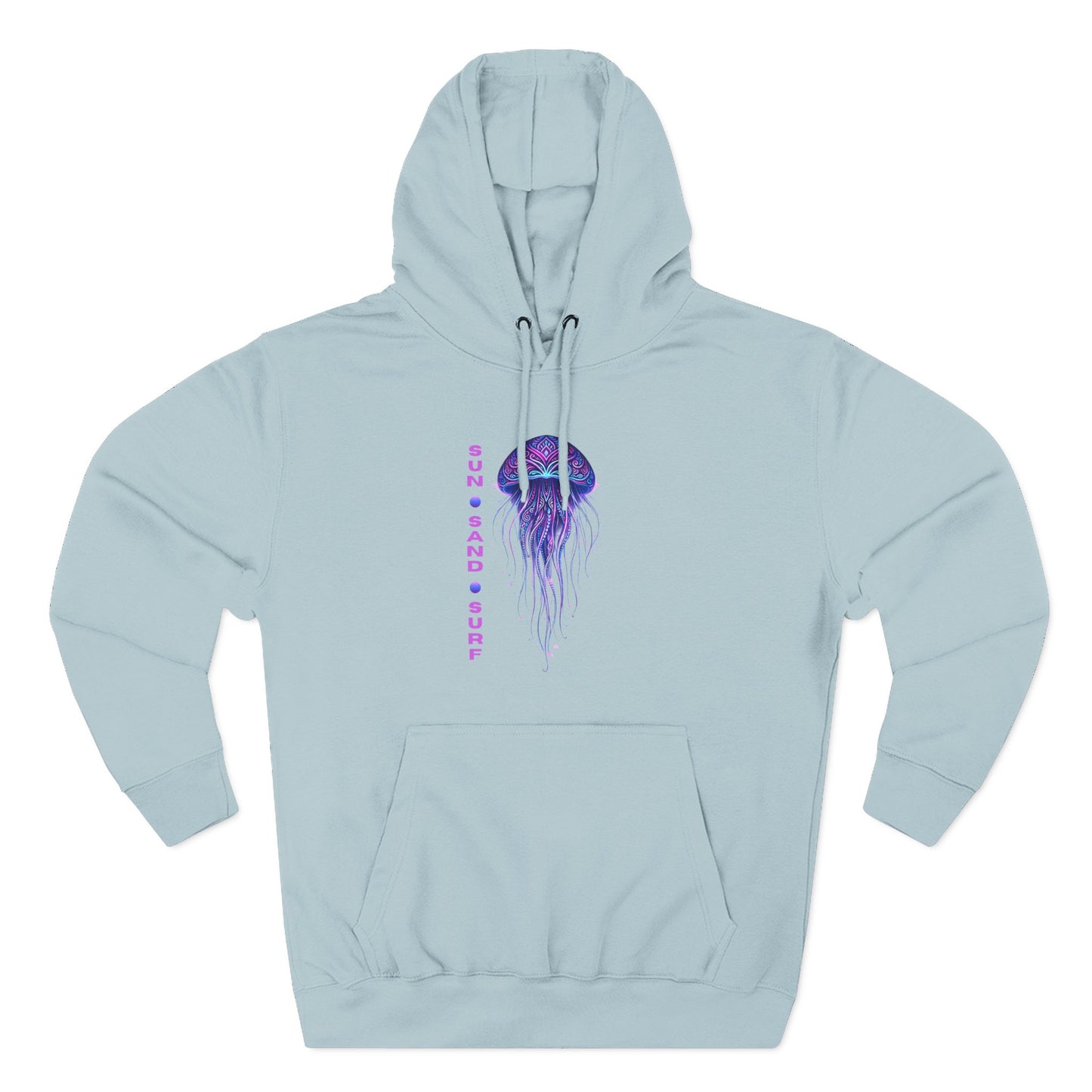 Jellyfish Sun, Sand, Surf Hoodie