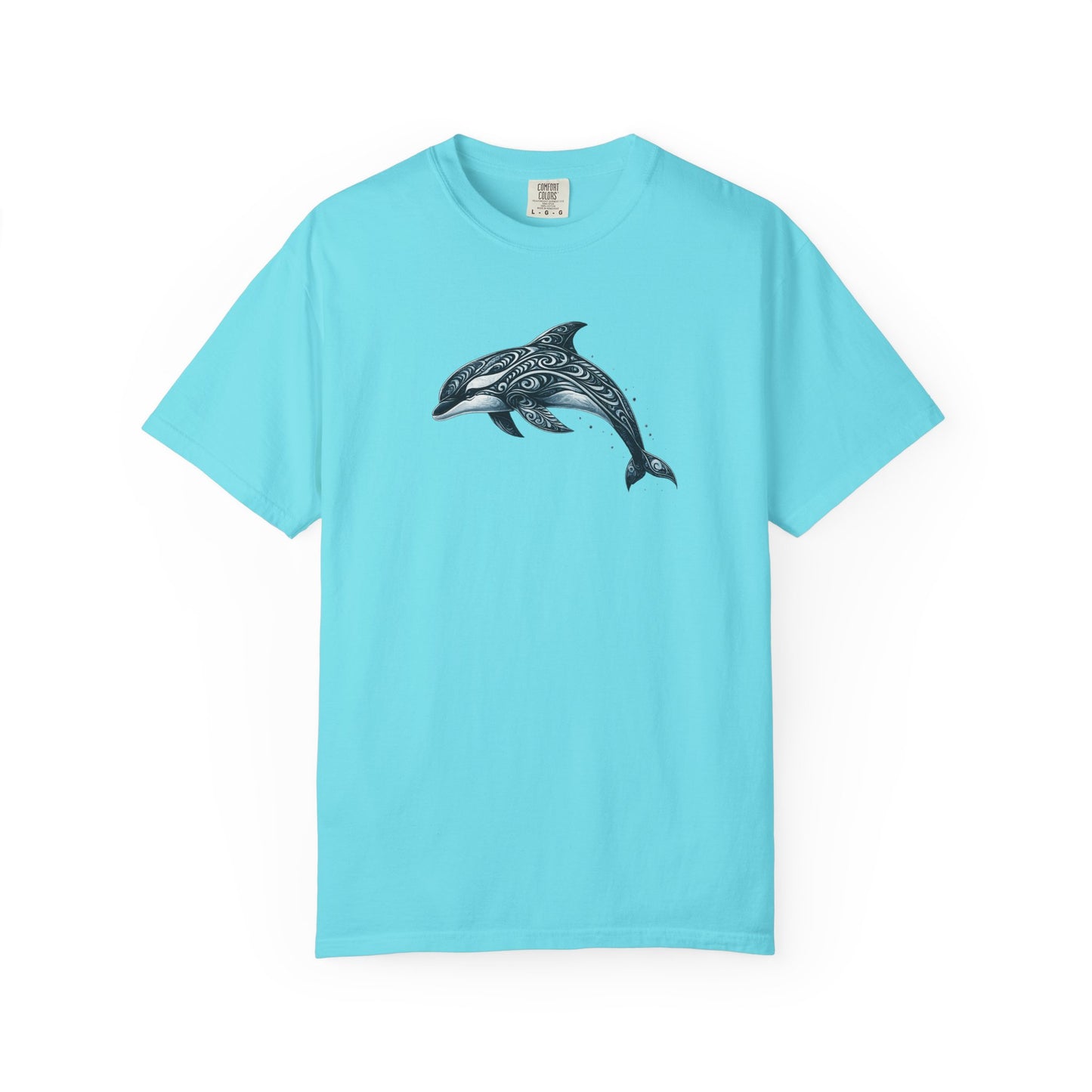 Tribal Orca Dolphin Nautical Whale Art T-shirt