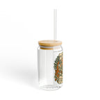 16oz Sipper Glass – 'Taking a Leaf of Absence' Retro Nature Design