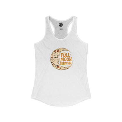 Full Moon Behavior racerback tank
