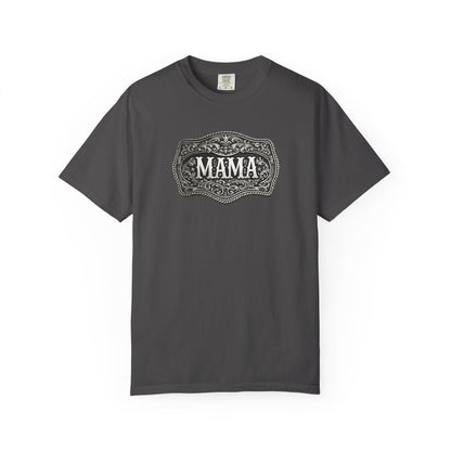 Western Belt Buckle Mama Comfort Colors T-shirt