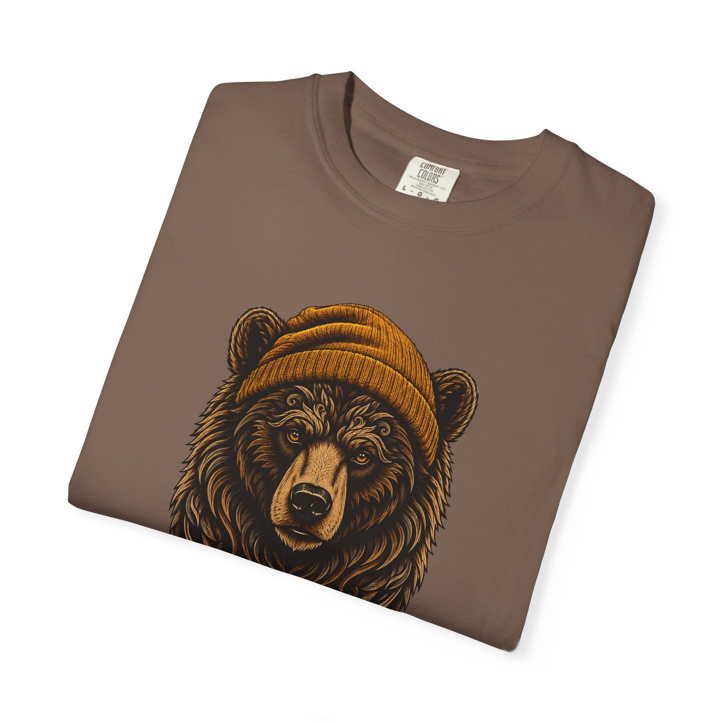 Outdoorsy Bear Camping Cabin Hiking Tee