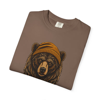 Outdoorsy Bear Camping Cabin Hiking Tee
