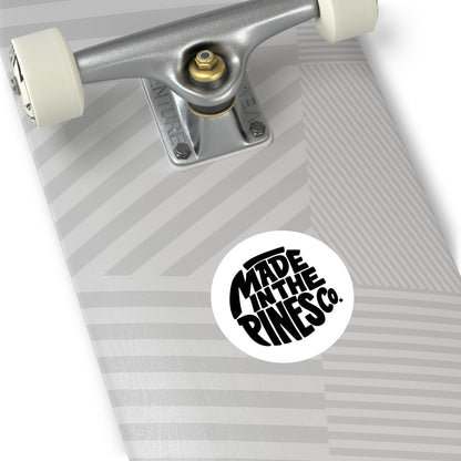 Made in the Pines round sticker | Vinyl decal
