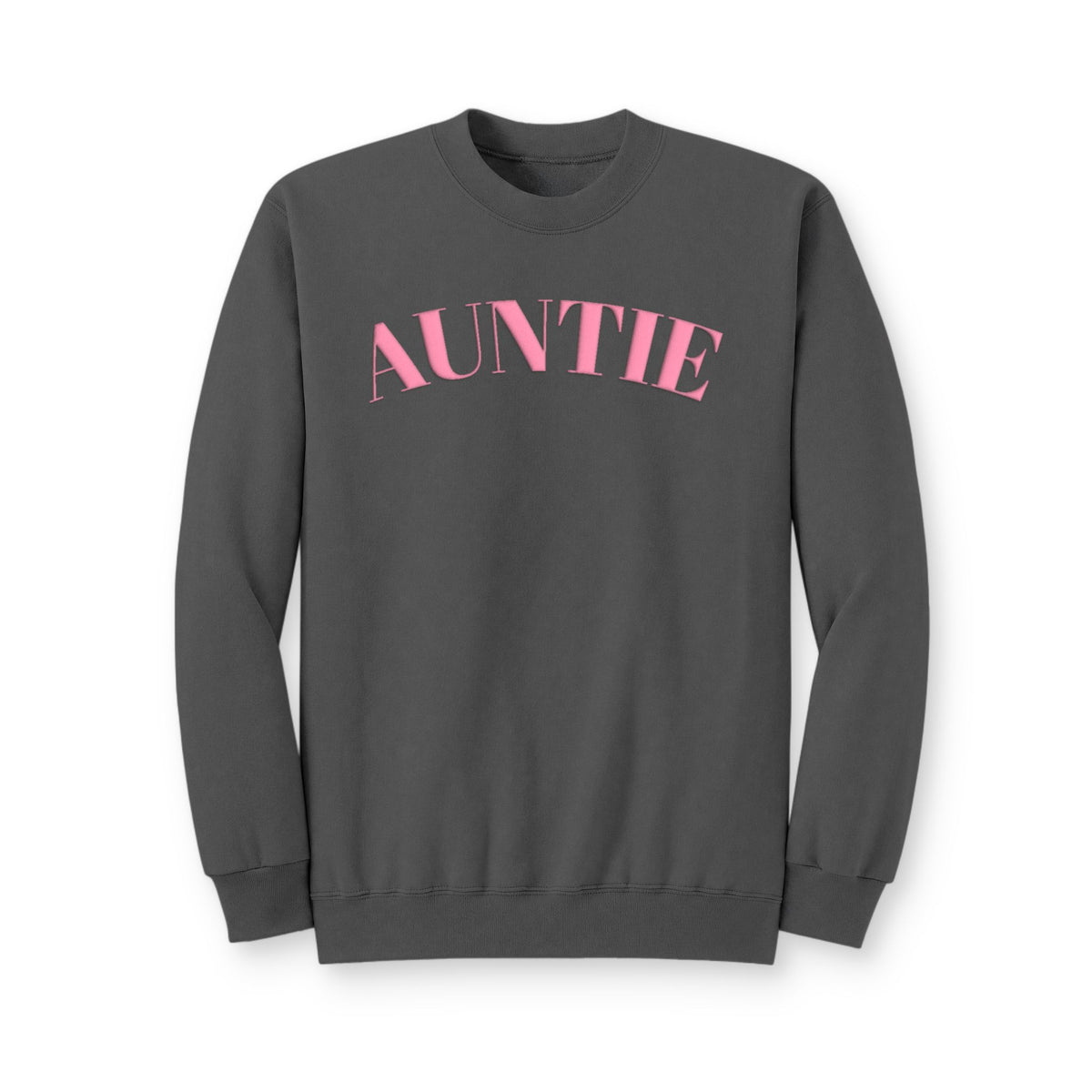 Auntie puff print Pink Arch Crewneck Sweatshirt