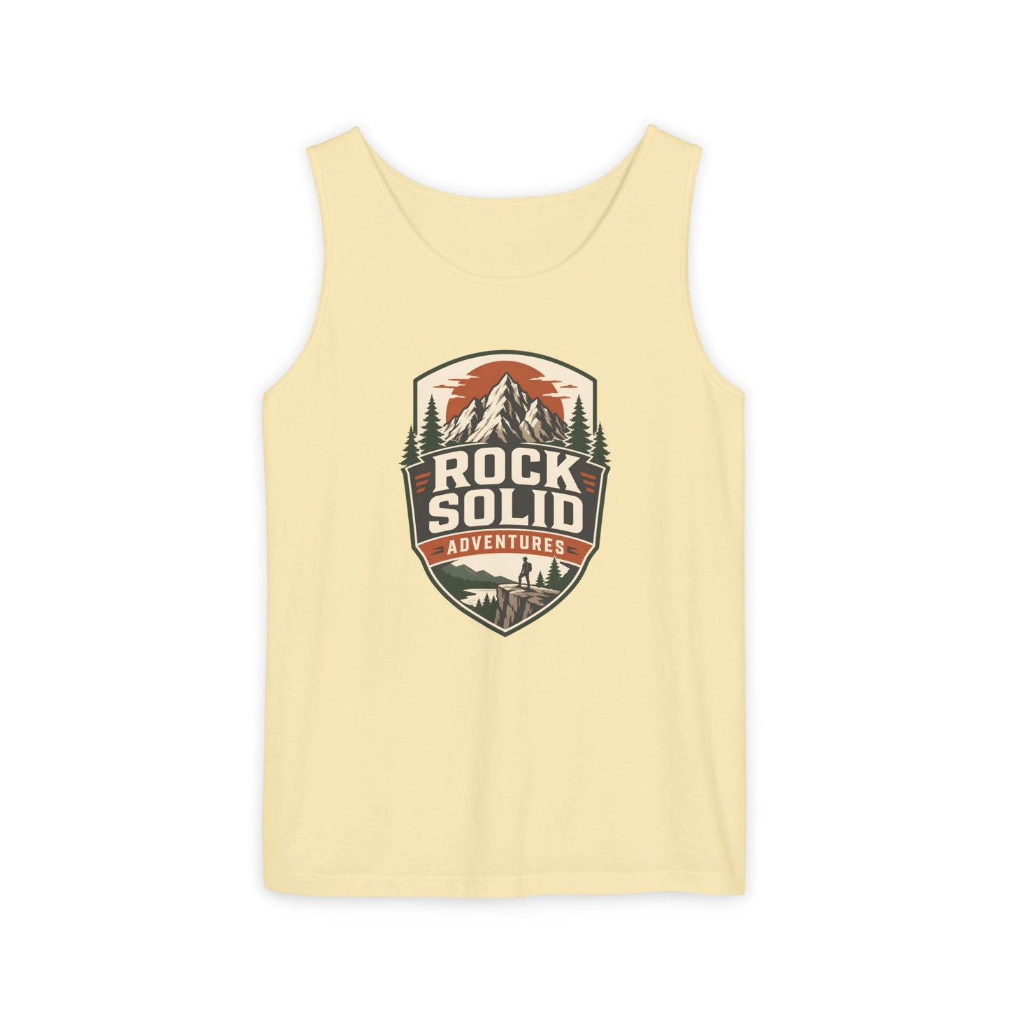 Rock Solid Adventures logo Tank Top