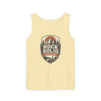 Rock Solid Adventures logo Tank Top
