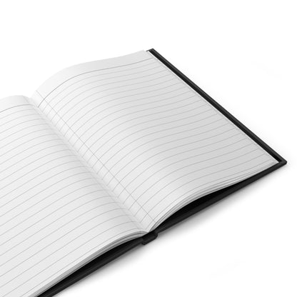 Off In My Own World Hardcover Journal — Sasquatch & Mushrooms Lined Notebook