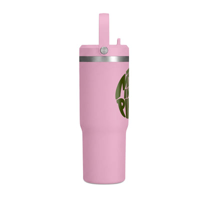 32oz Nomad Tumbler — "Made in the Pines" Green Logo Travel Mug