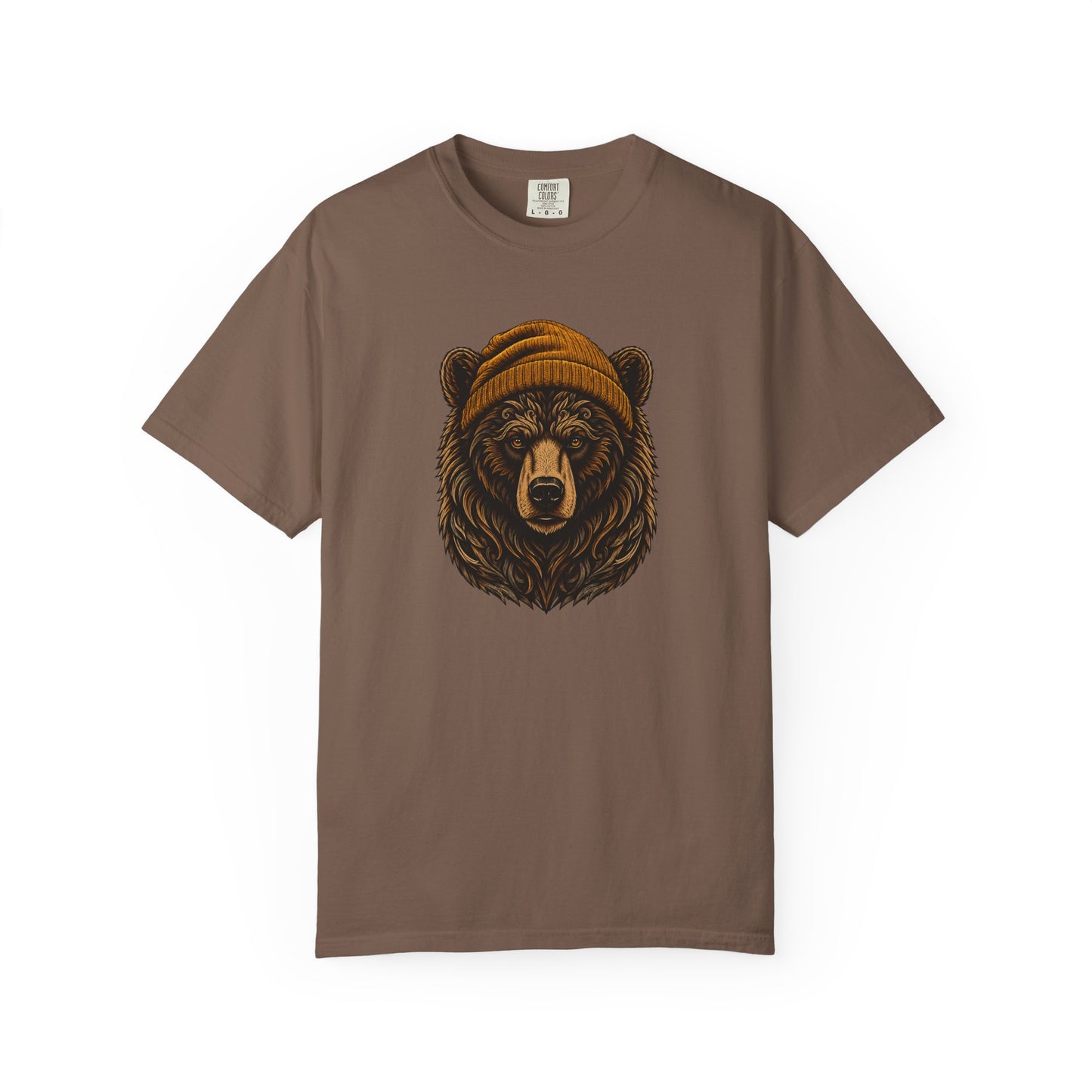 Outdoorsy Bear Camping Cabin Hiking Tee