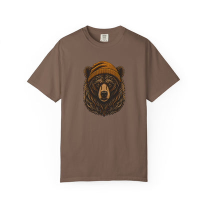 Outdoorsy Bear Camping Cabin Hiking Tee