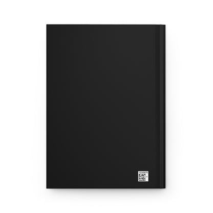 Off In My Own World Hardcover Journal — Sasquatch & Mushrooms Lined Notebook