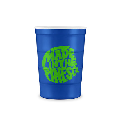 Made in the Pines Steel Cup — Reusable Green Party Cup
