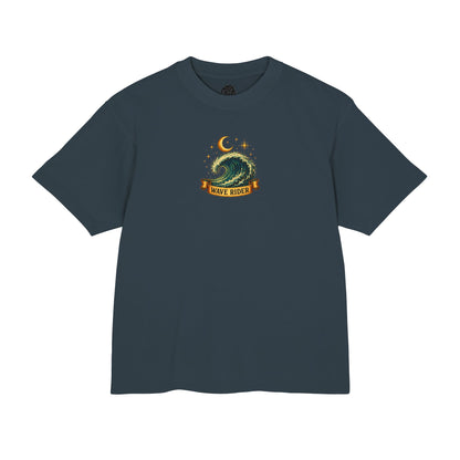 Wave Rider Surf Skeleton Tee — Retro Night Surf Graphic T-Shirt