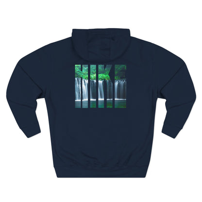 Waterfall Hike Hoodie — Nature Lover Forest Graphic