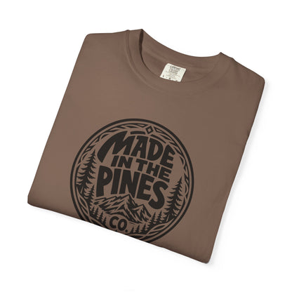 Made in the Pines T-shirt | Badge, Pine Forest Design