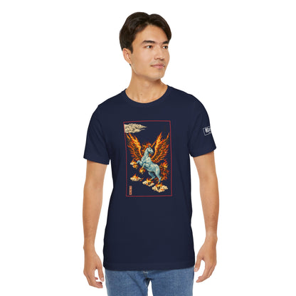 Mythical Pegasus Illustration Tee