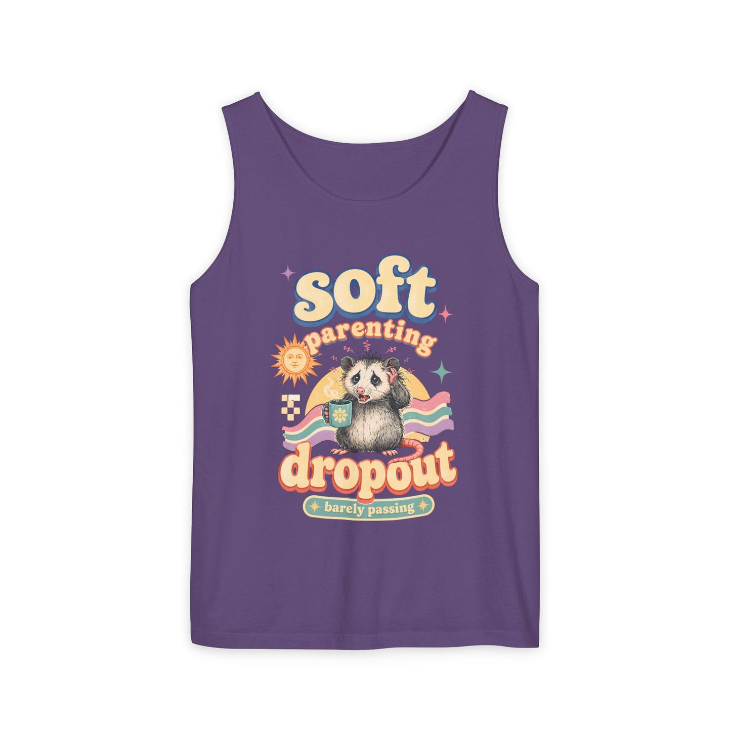 Soft Parenting Dropout Retro Possum Tank