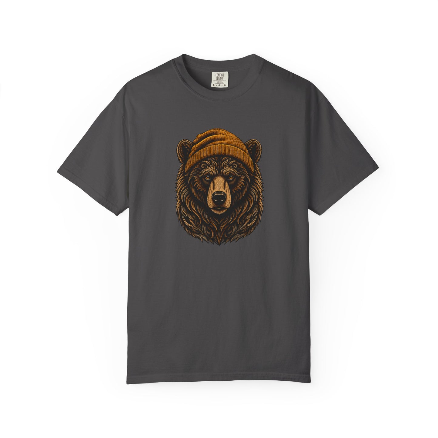 Outdoorsy Bear Camping Cabin Hiking Tee
