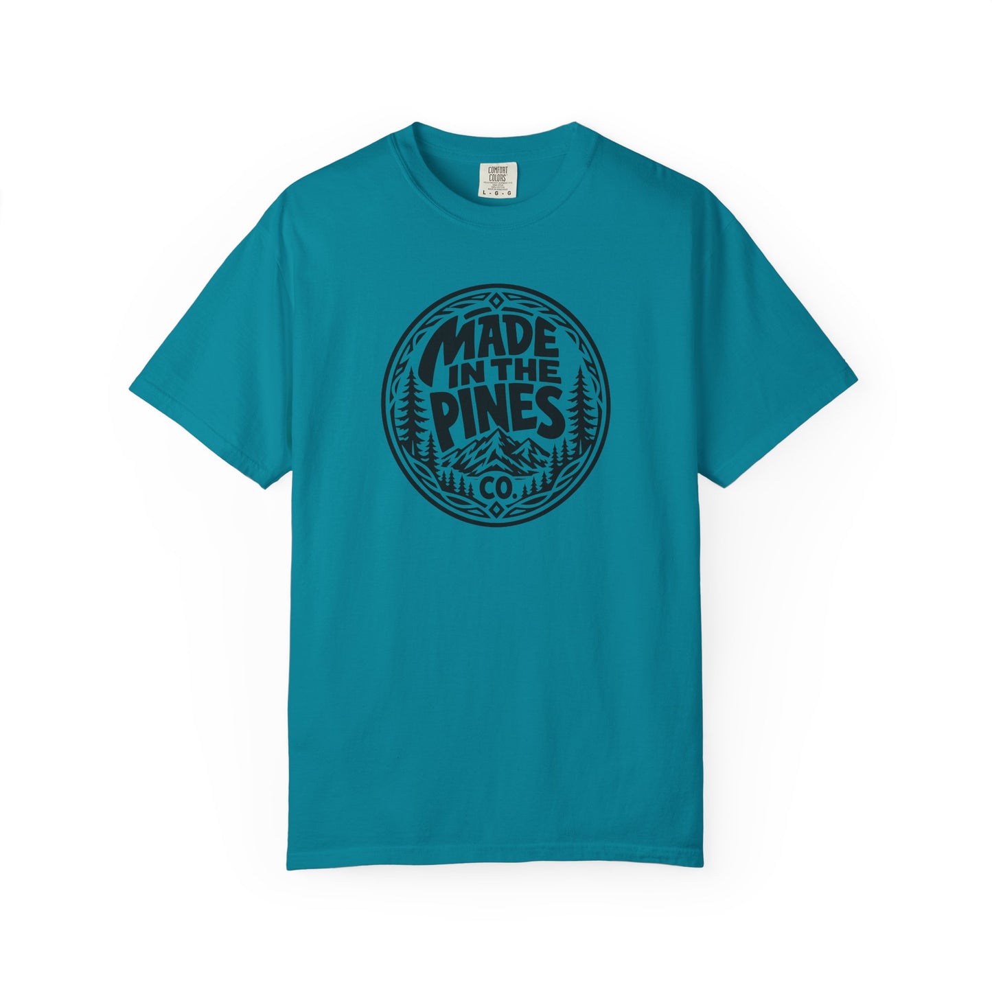 Made in the Pines T-shirt | Badge, Pine Forest Design