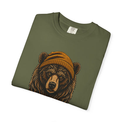 Outdoorsy Bear Camping Cabin Hiking Tee