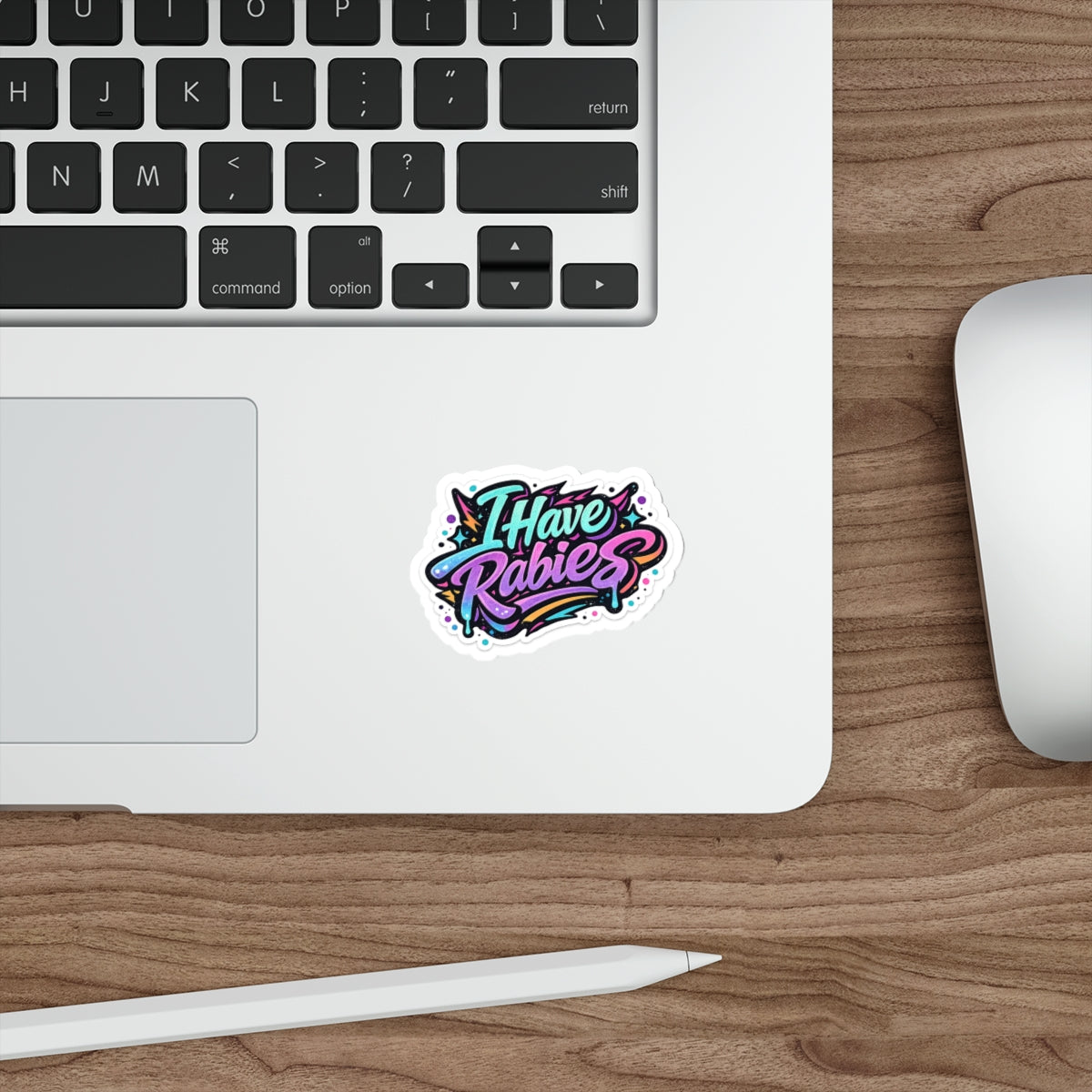 Rabies Graffiti Die Cut Stickers | Indoor Outdoor Sticker