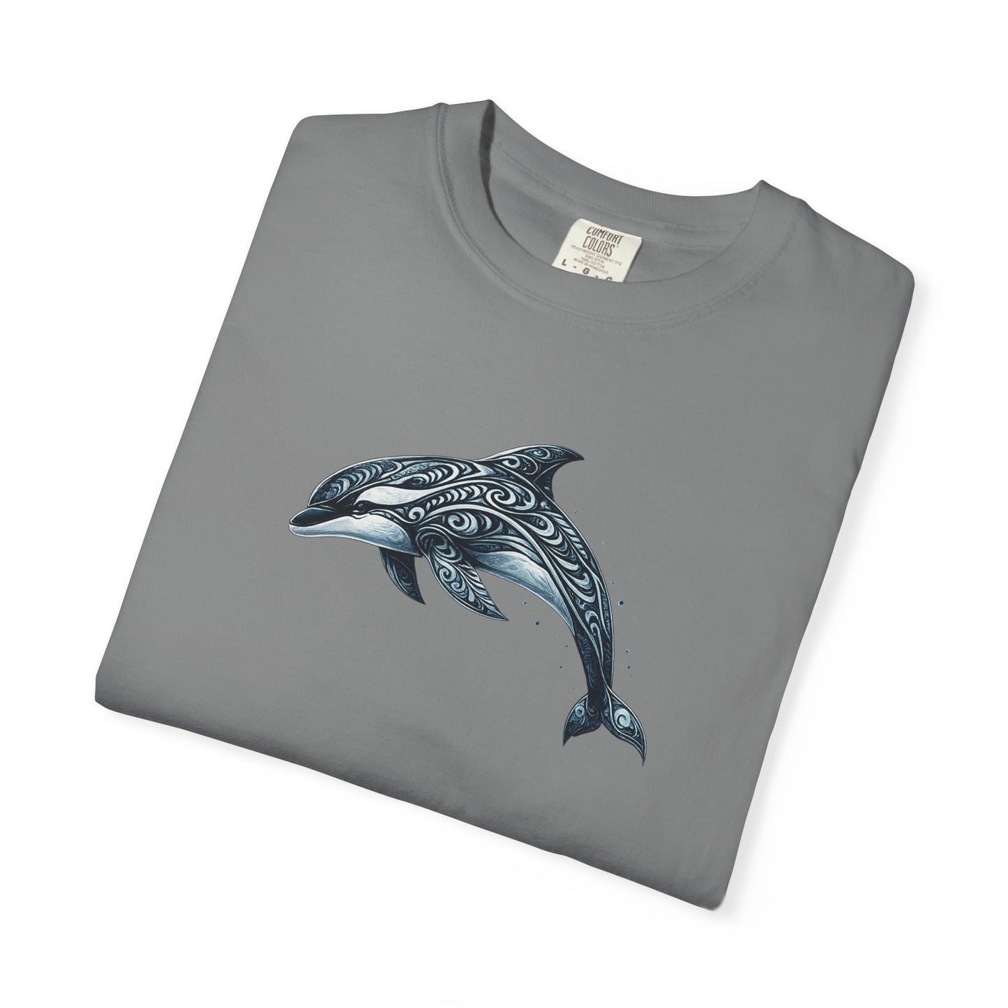 Tribal Orca Dolphin Nautical Whale Art T-shirt