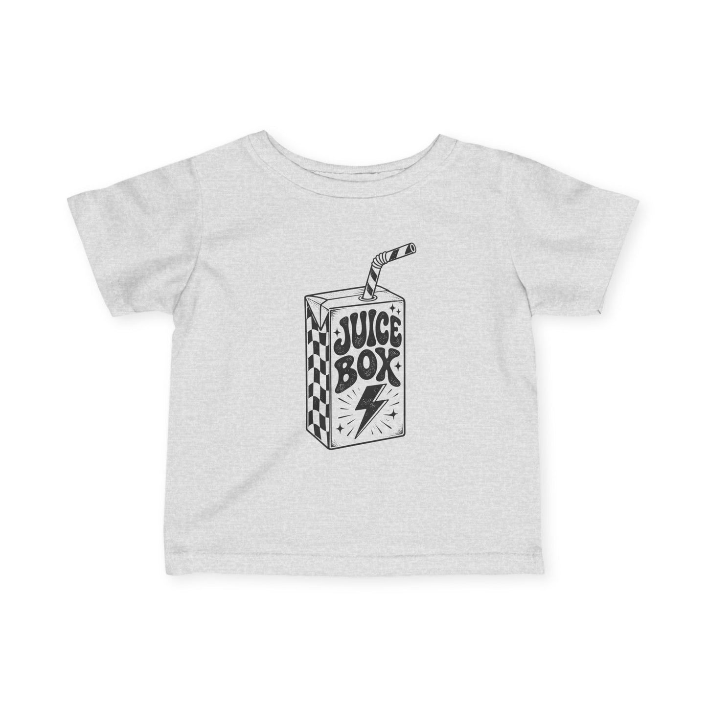Infant Tee — 'Juice Box' Retro Sketch Baby T‑Shirt