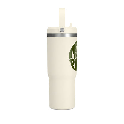 32oz Nomad Tumbler — "Made in the Pines" Green Logo Travel Mug