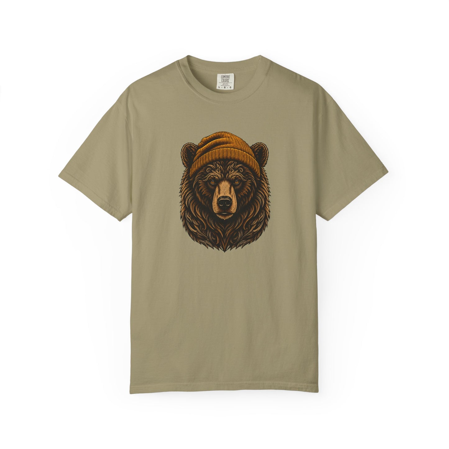 Outdoorsy Bear Camping Cabin Hiking Tee