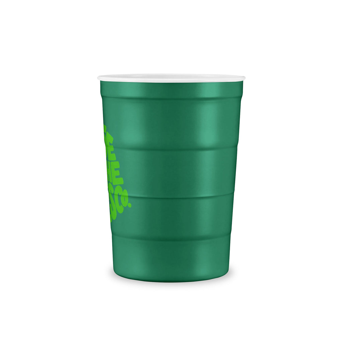 Made in the Pines Steel Cup — Reusable Green Party Cup